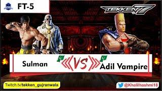 FT5 Sulman (Leroy,Law) VS Adil (Paul) Tekken 7 Pakistan