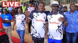 LIVE!! Raila Odinga & Simba Arati Gracing Shabana FC Kits Launch at Gusii Stadium!!