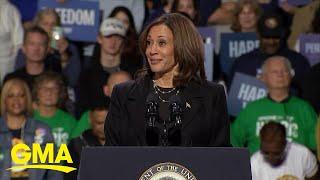 Harris fires up supporters in Pennsylvania