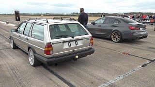 700HP Volkswagen Passat 32b Syncro Turbo vs 740HP BMW M3 G80 Competition LCE Performance