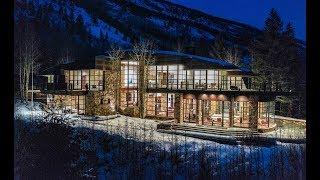 Aspen Colorado's Luxury Glass House - DroneHub