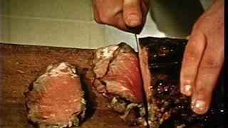 Handwerklicher Lehrfilm zur Roastbeef Herstellung ca. 1960