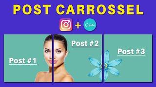 Como Fazer POST CARROSSEL no Canva para Instagram - Tutorial