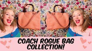 Coach Rogue Bag Collection! Watch this before you buy this coach handbag REVIEW