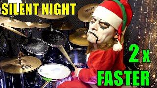 WHAT IF SILENT NIGHT were BLACK METAL!!! Black metal drumming