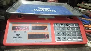 Walton   scale caliberation system