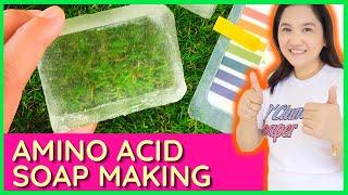 DIY: How to make Transparent Amino Acid Soap Base Making from Scratch (Crystal Clear Soap Making)