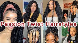 Beautiful Passion Twist crochet Braids Hairstyles 4 Ladies Natural Cute Twist Braids Hairstyles 2025