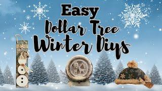 *EASY* Winter DIYs/ Winter Decor/ Winter Crafts/