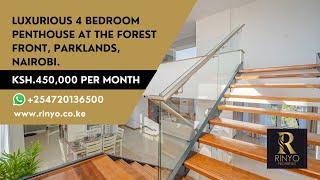 Luxurious 4 Bedroom Penthouse at The Forest Front, Parklands