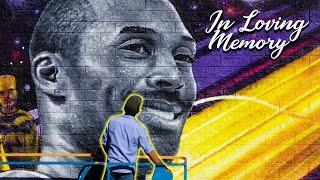 RIP Kobe Bryant - LA Artists Paint Tribute Mural