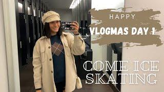 VLOGMAS DAY 1: Come Ice Skating With Me & Celebrate Taylor Swift's Birthday! ️