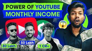 Power Of Youtube | Monthly Earning Of Elvish Yadav, Sourav Joshi, Fukra Insaan