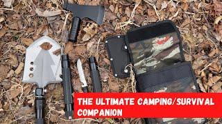 Hitdudu Camping Axe, Folding Portable Survival Hatchet /Shovel