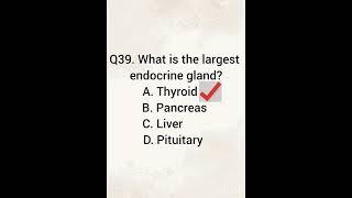 Mcq of biology | Gland Mcq | MCQS | Study with HT official |