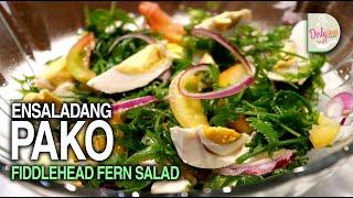 HOW TO MAKE PAKO SALAD | FIDDLEHEAD FERN SALAD | ENSALADANG PAKO | SALAD RECIPE