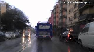 Driving through the rain in Stockholm today?