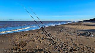 Fishing the Holderness coast after storm Darragh