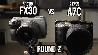 Sony FX30 vs A7C - Full Frame vs APSC Showdown