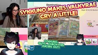 Sykkuno makes Valkyrae CRY A LITTLE and then shows us his PSA 10 OG STARTERS POKEMON 25TH ANNIV!