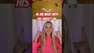 Farmer Does WHAT With His Sheep?! #sheep #shepherd #artwork #Godislove #shorts