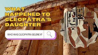What Happened to Cleopatra's Daughter: Who was Cleopatra Selene II?