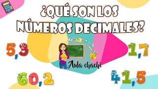 ¿Qué son los números decimales? | Aula chachi - Vídeos educativos para niños