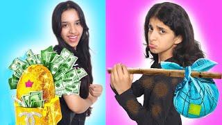 شفا أخت غنية ضد أخت فقيرة !! Rich sister vs poor Sister