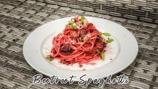 Beetroot Spaghetti Recipe ll Beetroot Tuna Spaghetti