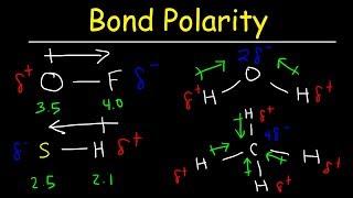 Bond Polarity, Electronegativity and Dipole Moment - Chemistry Practice Problems