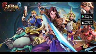 Gameplay Arena of Faith (P2E) Android APK IOS MOBA 2023!