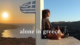 An intentional and balanced week living alone on a greek island