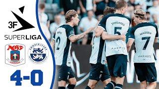 Aarhus AGF - Sønderjyske Fodbold 4-0 3F Superliga Highlights