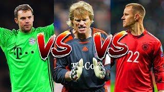 Manuel Neuer gegen Oliver Kahn gegen Marc-André ter Stegen ● Verrücktester Torhüter aller Zeiten