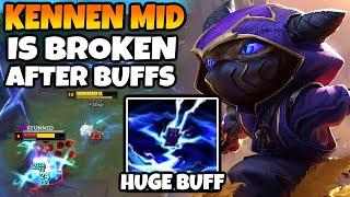 Riot went TOO FAR with these KENNEN BUFFS (He is 60% Winrate now in Masters+ Mid lane)