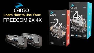 How to Use Your Cardo Freecom 2x & 4x