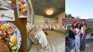 UCLA apartment tour + off-weekend as a student-athlete