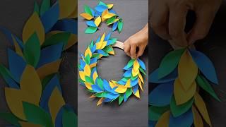 Beautiful wall hanging ️ #papercraft #wallhanging #walldecor #craft #ytshorts #diy