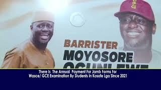 HON MOYOSORE OGUNLEWE SCORE CARD 1 YEAR AFTER