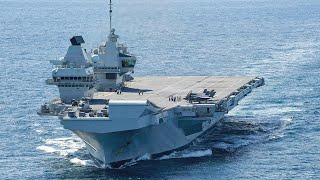 HMS Queen Elizabeth Flight Operations @Defxofficials