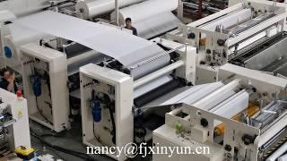 1350mm color glue lamination toilet tissue paper kitchen towel converting machine