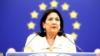 Georgia: President Salome Zourabichvili calls on EU to step up and defend its values from Putin