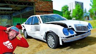 КУПИЛ БИТЫЙ Mercedes w210 Реальная Жизнь В БИМКЕ | BeamNG.drive