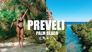 Preveli Palmen Strand auf Kreta  II Urlaub in Griechenland 2020