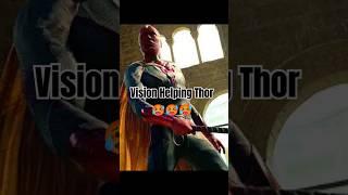 Vision Proves Worthiness | Lifts Thor's Hammer | Avengers: Age of Ultron; #marvelmovieclips #shorts