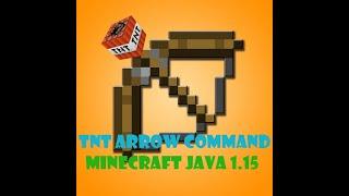 How To Make A TNT Bow With Commands | Minecraft Java 1.15