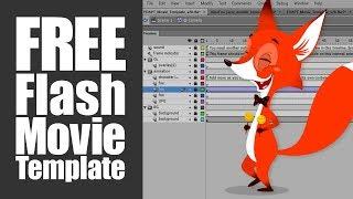 Free Adobe Animate CC & Flash Movie Template