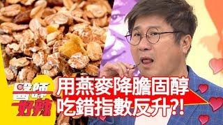 吃燕麥降膽固醇？吃錯指數反升變更胖？！【醫師好辣】 20190715 part2 EP774 田知學 宋明樺