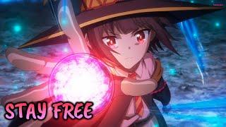 『Lyrics AMV』 Kono Subarashii Sekai ni Bakuen wo! OP Full - STAY FREE / Machico