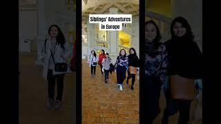 Siblings' Adventures  in Europe #shorts #travel #travelvlog #siblings #adventure #europe